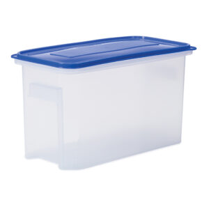Varmora Smart Storage | Plastic Storage Containers | Rectangular Shape | Transparent Body | Airtight | BPA-Free | 15 KG