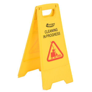 CAUTION BOARD - CLEANING IN PROGRESS