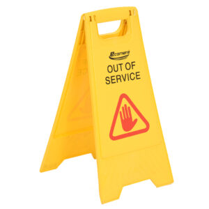 CAUTION BOARD - OUT OF SERVICE