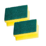 SCRUB PAD WITH SPUNCH
